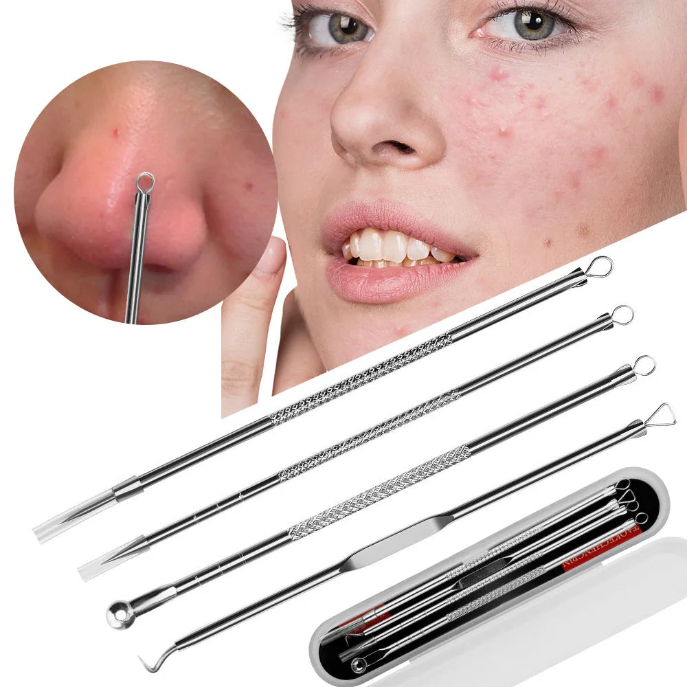 4pc stainless steel Acne Needle set