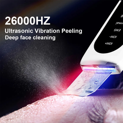 Ultrasonic Skin Scrubber Peeling Blackhead Remover