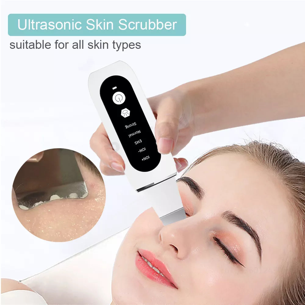 Ultrasonic Skin Scrubber Peeling Blackhead Remover