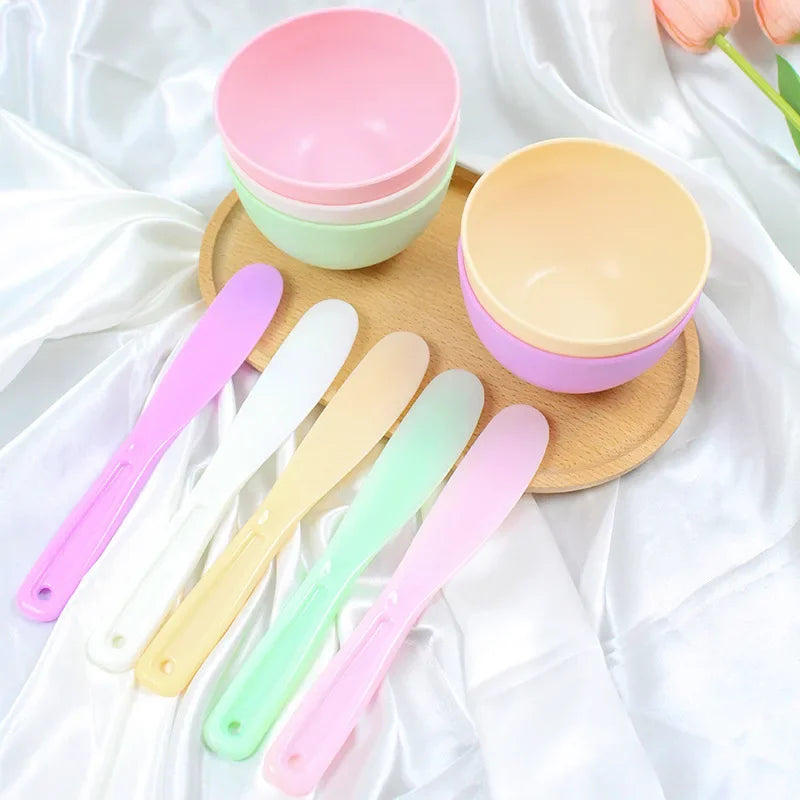 Colorful Silicone Face Mask Bowl